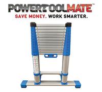 Zarges 40401 3.8m Compactstep L Telescopic Ladder and Stabiliser Bar