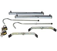 Zarges 40980B Roof Rack Clamps C/W 2 Padlocks - 1 Pair