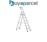 Zarges 41228 Anodised Trade Platform Steps, Platform Height 1.76m 8 Rungs ZAR412
