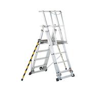 Zarges ZAP Telemaster S Mini 7 Tread Telescopic Aluminium Step Ladder