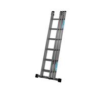 Zarges 413626 Everest D-Rung Extension Ladder 3-Part 3 X 6 Zar413626