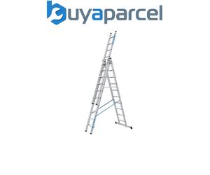 Zarges 41540 Skymaster Trade Combination Ladder 3-Part 3 x 10 Rungs ZAR41540