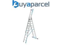 Zarges 41579 Skymaster Plus X Combination Ladder 3-Part 3 x 10 Rungs ZAR41579