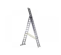 Zarges D-Rung Combination Ladder 3-Part 3 x 14 Rungs
