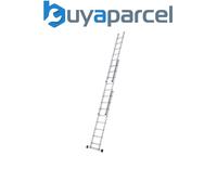 Zarges 44853 Everest 3DE Extension Ladder 3-Part D-Rungs 3 x 12 ZAR44853