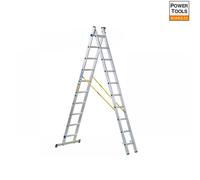 Zarges 44868 D-Rung Combination Ladder 2-Part 2 X 8 Rungs
