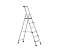 Zarges Anodised Trade Platform Steps 3 Rungs Platform Height 0.74m ZAR41223