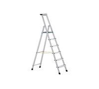 Zarges Anodised Trade Platform Steps Platform Height 1.32m 6 Rungs ZAR41226