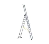 Zarges D-Rung Combination Ladder 3-Part 3 x 12 Rungs Stabiliser 1.2m ZAR44842
