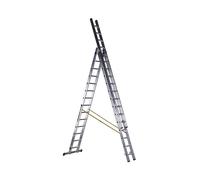 Zarges D-Rung Combination Ladder 3-Part 3 x 14 Rungs