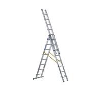 Zarges D-Rung Combination Ladder 3-Part 3 x 8 Rungs ZAR44838