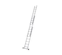 Zarges Everest 3DE Extension Ladder 3 Part D Rungs 3 x 14 Length 9.45m ZAR44854