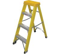 Zarges Fibreglass Swingback Steps Open 1.05m Closed 1.18m 4 Rungs ZAR300514