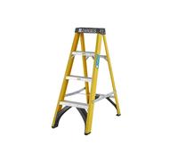 Zarges Fibreglass Swingback Step Ladder Open 1.05m Closed 1.18m 4 Rung ZAR300514