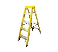 Zarges Fibreglass Swingback Step Ladder Open 1.33m Closed 1.47m 5 Rung ZAR300515