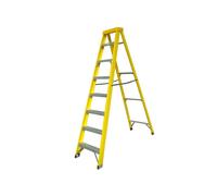 Zarges Fibreglass Swingback Step Ladder Open 2.15m Closed 2.38m 8 Rung ZAR300518