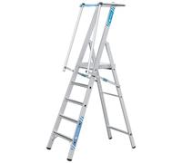 Zarges Safemaster S Aluminium 5 Tread Platform Step Ladder