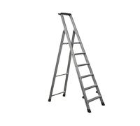 Zarges Trade Platform Steps Platform Height 1.26m 6 Rungs Aluminium ZAR42456