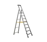 Zarges Trade Platform Steps Platform Height 1.7m 8 Rungs Aluminium ZAR42458