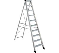Zarges Trade Swingback Stepladder 10 Tread With Free Power Screwdriver