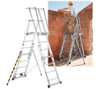 Zarges ZAP Telemaster S Mini 7 Tread Telescopic Aluminium Step Ladder