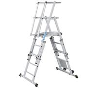 Zarges ZAP Telemaster S Mini 5 Tread Telescopic Aluminium Step Ladder