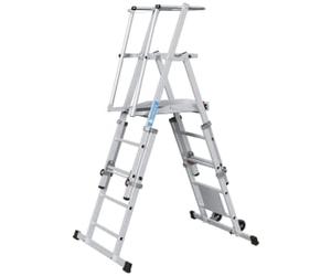 Zarges ZAP Telemaster S Mini 5 Tread Telescopic Aluminium Step Ladder