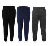 Zargun 3 PK Kids Boys/Girls Children's Regular Fit Fleece Joggers, 5-14 Years Coming in Black,Charcoal and Navy. (UK, Age, 11 Years, 12 Years, Regular, Black/Navy/Charcoal)