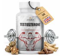 Zarikh Men’s Performance Capsules with Ashwagandha, Tribulus, Avena Sativa & Ginseng | Supports Energy, Strength, Hormone Balance & Stamina | Natural Herbal Supplement | 60 Vegan Capsules | UK Made