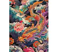 Zariocy 5D Diamond Art Painting Kits Dragon, DIY Paint with Diamond Art Animal Round Full Drill Crystal Diamond Embroidery Paintings Arts Craft for Home Office Wall Decor 30x40 cm