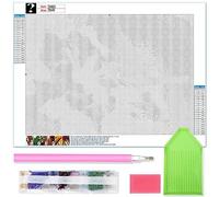Zariocy 5D Random Mystery Diamond Painting Kits Animals, DIY Surprise Mysterious Paint with Diamonds Art by Numbers, Crystal Embroidery Cross Stitch, Canvas for Home Wall Decor 12x16inch/14x14inch