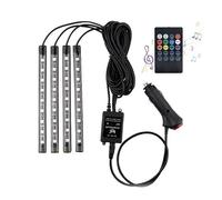 Zarivy 4 x 0.2 m Low Voltage RGB LED Strip for car, Ideal for Decorative Lighting and beautifying The Interior.