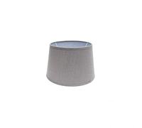 Zarivy Agueda E27 Lampshade in Elegant Grey with Open Tapered Design Measures 20cm Diameter, 15cm Depth and 12cm Height. Perfect for Stylish Lighting