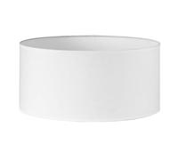 Zarivy White Cylindrical lampshade of 60x60x30 cm in poplin Fabric, Ideal for Decorations at Home and Events, Providing Soft and Aesthetic Light.