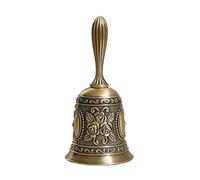 ZARSIO Hand Bell Multi-Purpose Retro Call Bell Wedding Bell for Wedding Decoration, Church, Classroom, Bar and Home Decoration