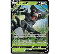Zarude V 016/172 Ultra Rare Pokemon Card (SWSH Brilliant Stars) + 1x TitanCards® Toploader