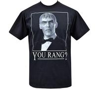 ZARUFS Mens T-Shirt 'You Rang?' Lurch Addams Family Goth Horror Monster T-Shirt Black XXL