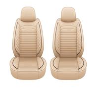 ZARUXCHA 5 Seats Full Set Car Seat Covers For Opel Astra 2009-2023 2024 2025, All-Weather Use Car Seat Covers, Waterproof Breathable Pu Leather Full Set Car Seat Covers(Beige)