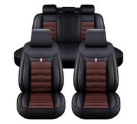 ZARUXCHA Car Seat Covers Full Set 5 Seat for Hyundai Tucson 2022 2023-2025, Leather Seat Covers Luxury Seat Cover Front and Rear Seat Protectors, Leather Car Seat Covers Waterproof(D(Black Coffee))