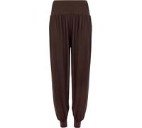 ZARVICZONIA"Harem Pants Trousers for Women UK: Breathable Fabric in 40 Vibrant Colors with Plus Sizes - Genie Pants Plus Size, Durable & Comfortable Ali Baba Trousers for Casual & Party Wear Brown