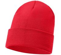 ZARWASKA® Beanie Hat Men Thermal Wooly Skull Cap for Winter Hat for Women & Men Hats & Caps, Running Skullies for Men Women Boys Girls - Fisherman Style | One Size | Red
