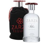 Zarza Tequila Silver - 100% Blue Agave Premium Tequila, Smooth & Crisp, Handcrafted in Mexico - 750ml Bottle with Luxury Gift Bag