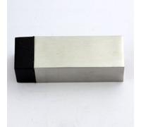 ZAS12SQS Solid Square Projection Door Stop 65mm Satin Stainless Steel From The Door Handle Store