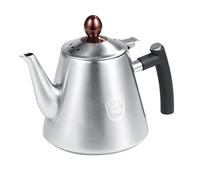 ZASCHMOY 1.2L Stainless Steel Stove Top Teapot - High-Temperature Resistant Handle - Matte Finish Design, Suitable for Tea and Coffee, Ideal for The Whole Family. (Silver)