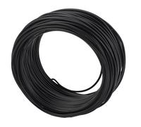 ZASCHMOY 1.2mm 28m Galvanized Iron Binding Wire, Silent, Round-cut, Bendable Metal Wire, Suitable for the Telecommunications industry. (Black)