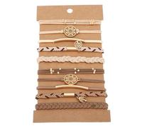 ZASCHMOY 10pcs Hair Ties Set, No Crease Stretchable Bands Slip Resistant Ponytail Holders, with Gentle Grip for Women Workout Office Casual