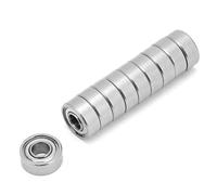 ZASCHMOY 10pcs Stainless Steel Ball Bearings MR104ZZ 4x10x4mm - Durable, Resistant, High-Speed Double Sealed for Mechanical Applications