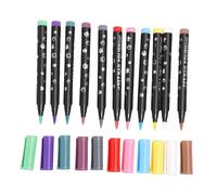 ZASCHMOY 12 Color Pet Nail Art Pen Set, Quick Dry Non Toxic Dog Nail Polish Markers with 1mm Soft Tip, Long Lasting Paint