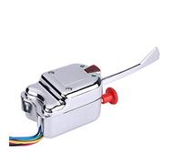 ZASCHMOY 12V Universal Hot Rod Chrome Turn Signal Switch | Easy Install Automotive Turn Signal Switch for Classic Cars