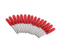 ZASCHMOY 15pcs 45° Cutting Blades for Plotter Cutter - Cemented Carbide Material, High Precision Cutter with Protective Caps, Compatible with and Other Plotters